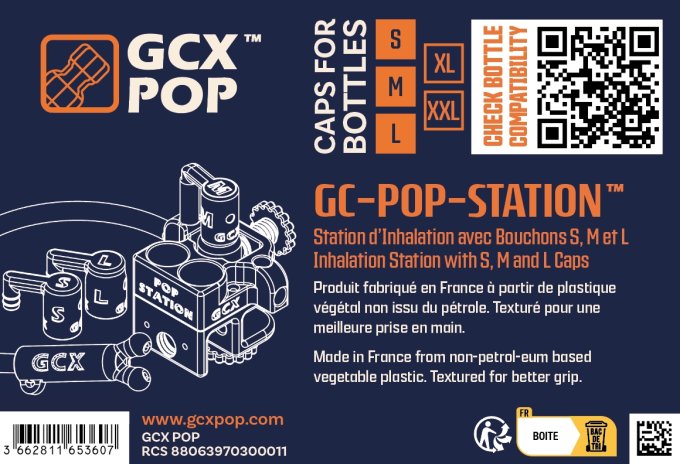 Station complète d'inhalation pour Arôme POP-STATION™