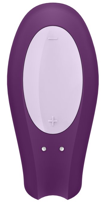 Stimulateur connecté Double Joy Satisfyer Mauve