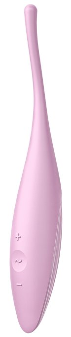 Stimulateur connecté Twirling Joy Satisfyer 17cm Rose