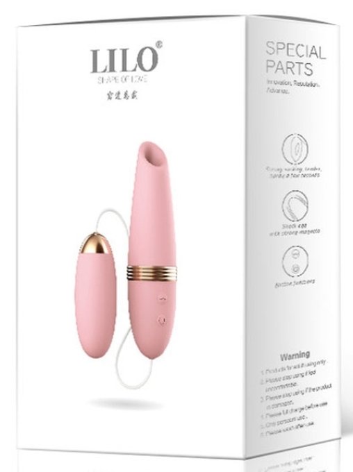 Stimulateur de clitoris à aspiration Lilo Sucker Rose