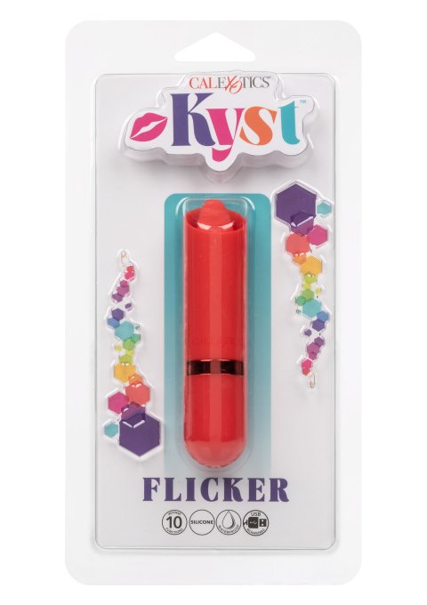 Stimulateur de clitoris avec langue Kyst Flicker Rouge