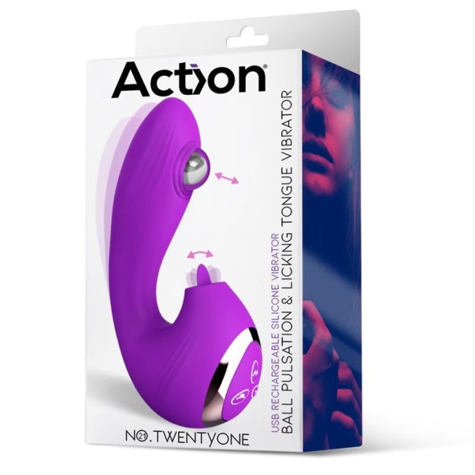 Stimulateur de clitoris Ball Pulsation Action 10 Vibrations