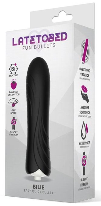 Stimulateur de clitoris Bilie 10 x 2.5cm Noir