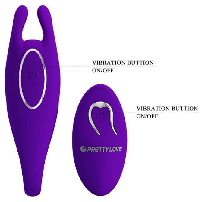 Stimulateur de clitoris Bill Pretty Love 10 x 3.3 cm Violet