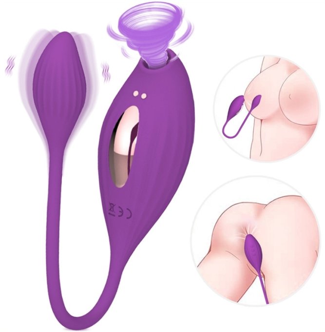 Stimulateur de clitoris Bird Succion Violet