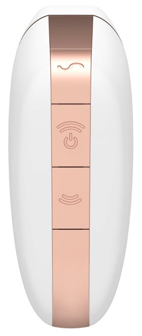 Stimulateur de clitoris connecté Love Triangle Satisfyer Blanc