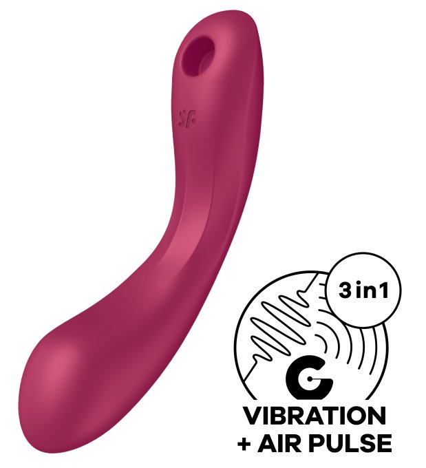 Stimulateur de clitoris Curvy Trinity 1 Satisfyer Rose