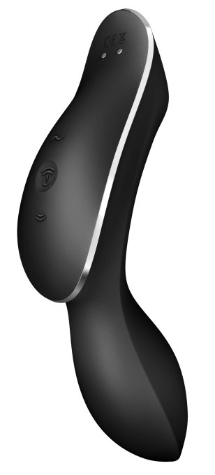 Stimulateur de clitoris Curvy Trinity 2 Satisfyer Noir