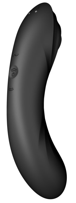 Stimulateur de clitoris Curvy Trinity 4 Satisfyer Noir