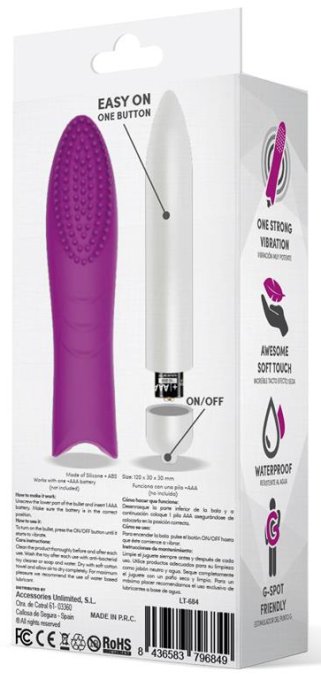 Stimulateur de clitoris Dotys 12 x 3cm Rose