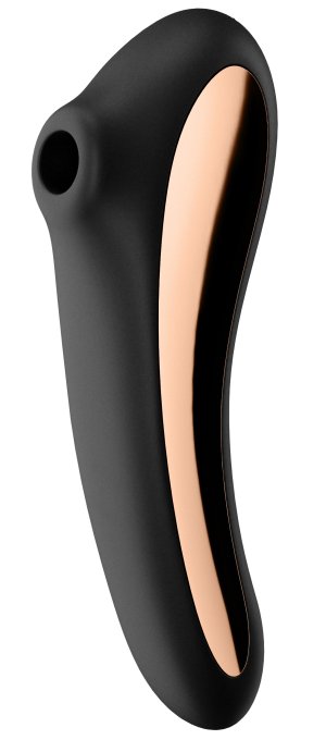 Stimulateur de clitoris Dual Kiss Satisfyer Noir