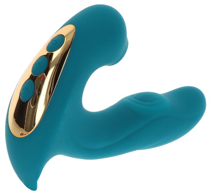 Stimulateur de clitoris et point G Eternal 15cm Turquoise