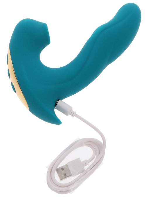 Stimulateur de clitoris et point G Eternal 15cm Turquoise