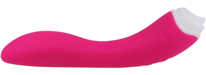 Stimulateur de clitoris et Point G Licky 20cm Rose