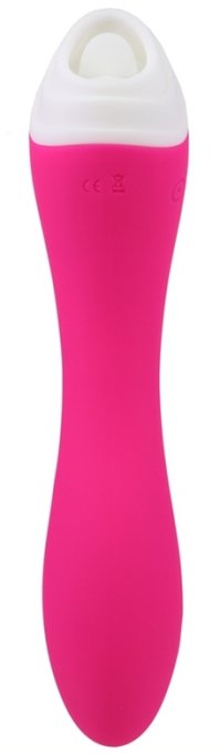 Stimulateur de clitoris et Point G Licky 20cm Rose