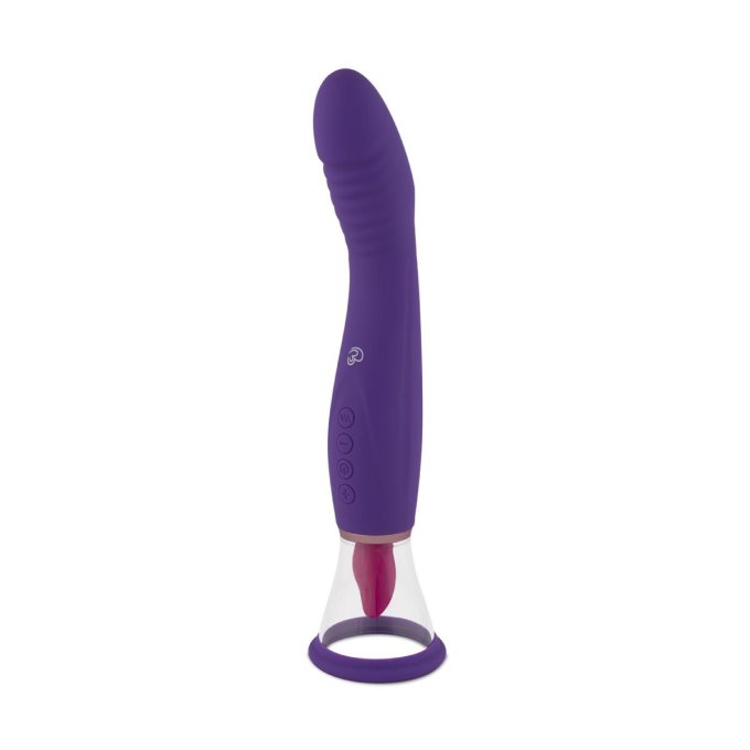 Stimulateur de clitoris et point G Pleasure Pump 26cm