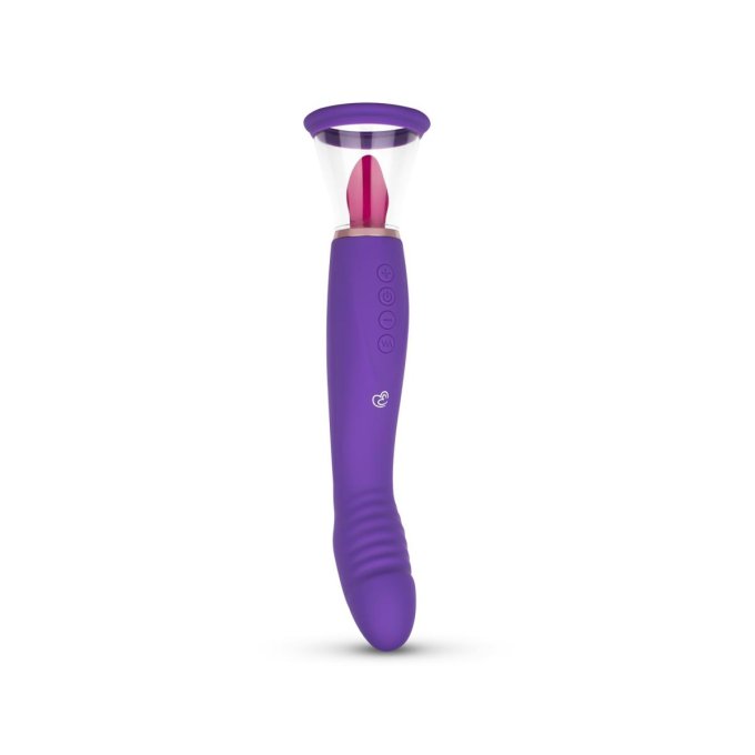 Stimulateur de clitoris et point G Pleasure Pump 26cm