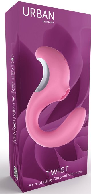 Stimulateur de Clitoris et Point G TWIST 8 x 3cm