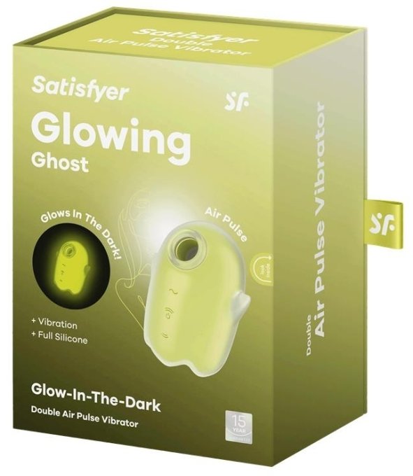 Stimulateur de clitoris Glowing Ghost Jaune