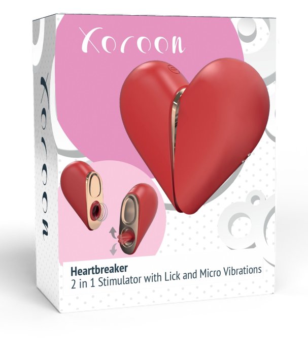 Stimulateur de clitoris HeartBreaker Rouge