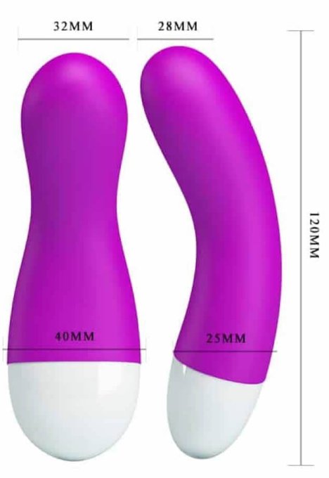 Stimulateur de clitoris Ian Pretty Love 12cm Violet