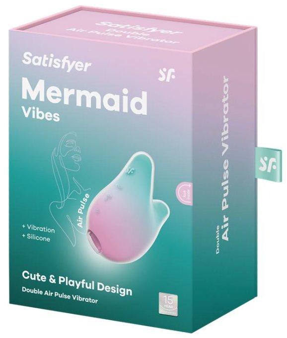 Stimulateur de Clitoris Mermaid Menthe Rose