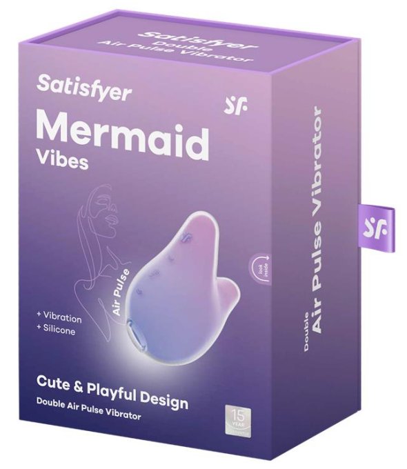 Stimulateur de Clitoris Mermaid Violet Rose