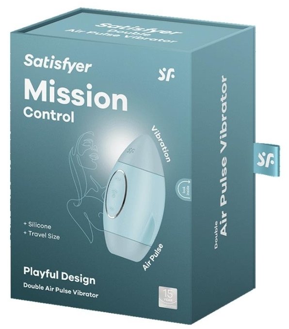 Stimulateur de clitoris Mission Control Bleu