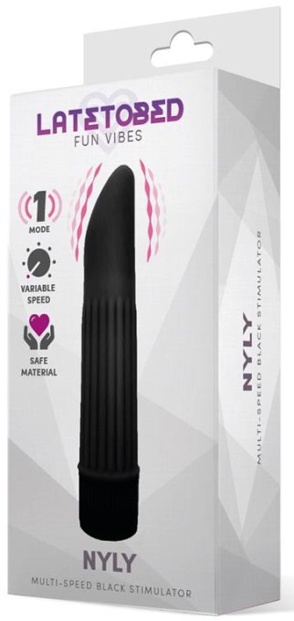 Stimulateur de clitoris Nyly 13 x 2.5cm Noir