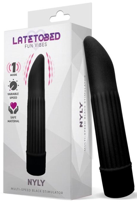 Stimulateur de clitoris Nyly 13 x 2.5cm Noir