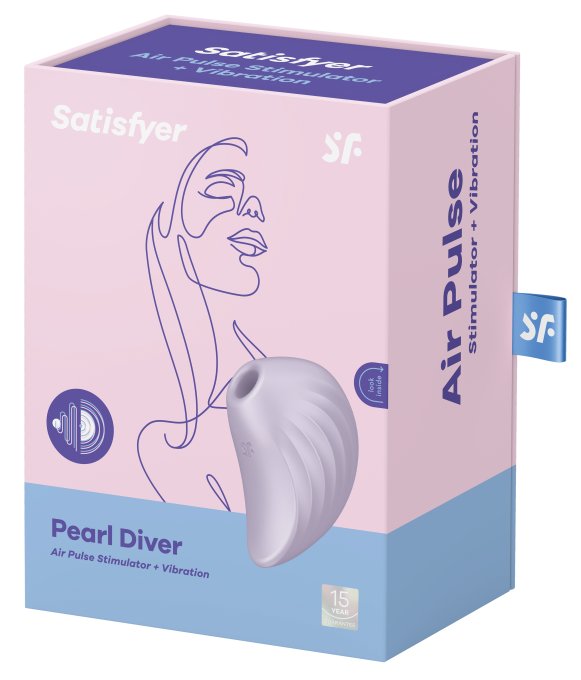 Stimulateur de clitoris Pearl Diver Satisfyer Mauve