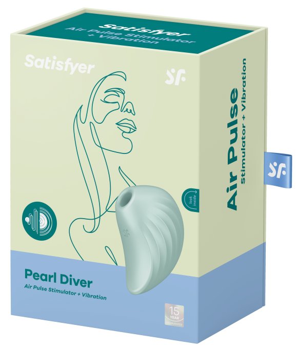 Stimulateur de clitoris Pearl Diver Satisfyer Menthe