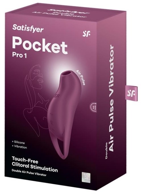 Stimulateur de Clitoris Pocket Pro 1 Framboise