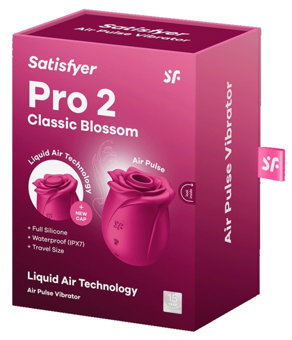 Stimulateur de Clitoris Pro 2 Classic Framboise