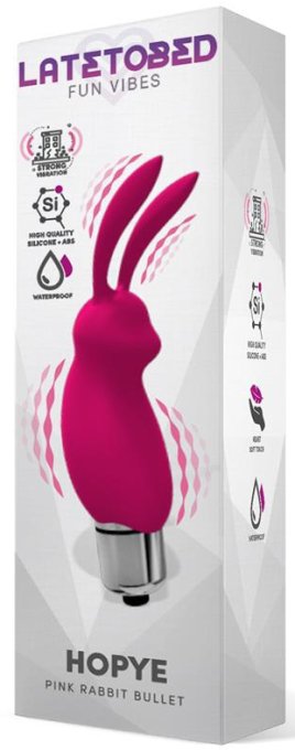 Stimulateur de clitoris Rabbit Hopye 10 x 3cm Rose