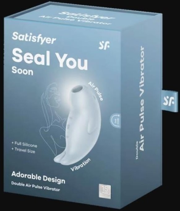 Stimulateur de Clitoris Seal You Soon Bleu glacier