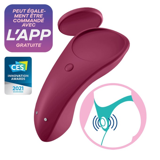 Stimulateur de clitoris Sexy Secret - Panty Vibrator Satisfyer