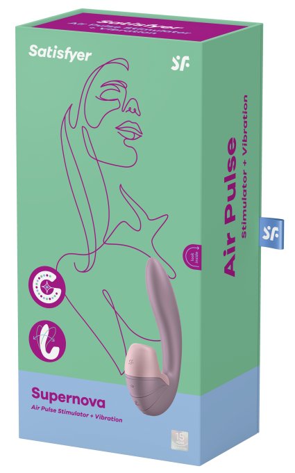 Stimulateur de clitoris Supernova Satisfyer Mauve