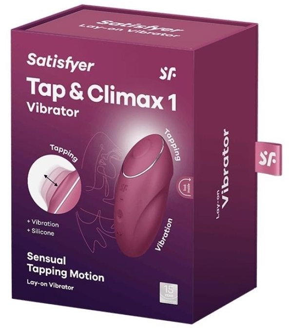 Stimulateur de Clitoris Tap & Climax 1 Framboise