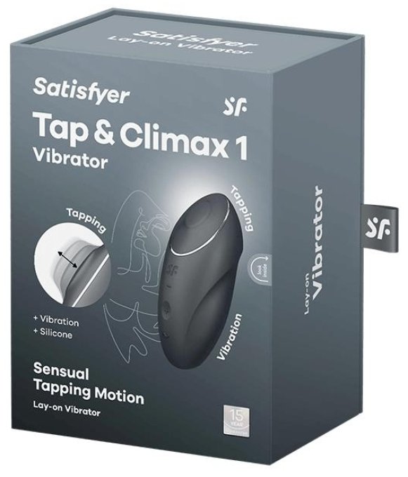 Stimulateur de Clitoris Tap & Climax 1 Noir