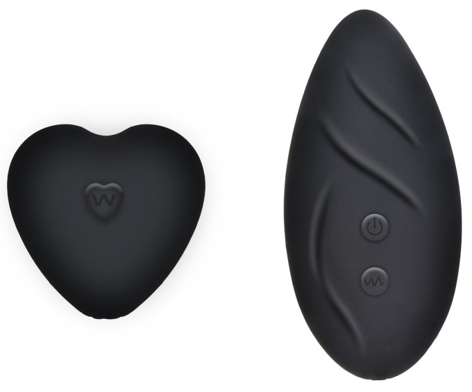 Stimulateur de clitoris télécommandé Panty Angel Noir