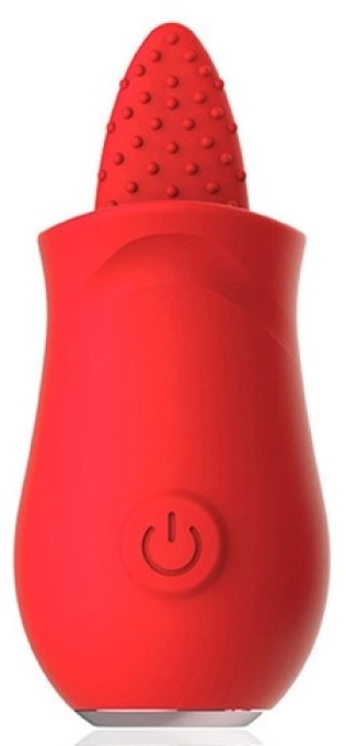 Stimulateur de clitoris Tongue Flower Rouge