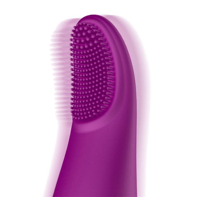 Stimulateur de clitoris Tongue Vibrator 19cm Violet