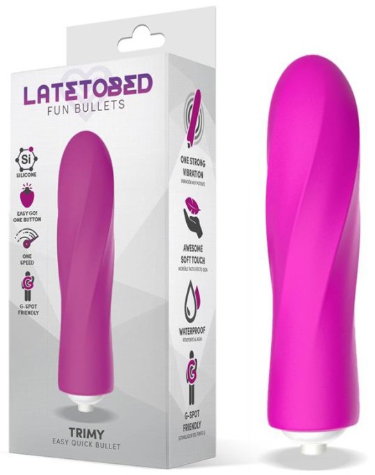 Stimulateur de clitoris Trimy 10  x 2.5cm Rose