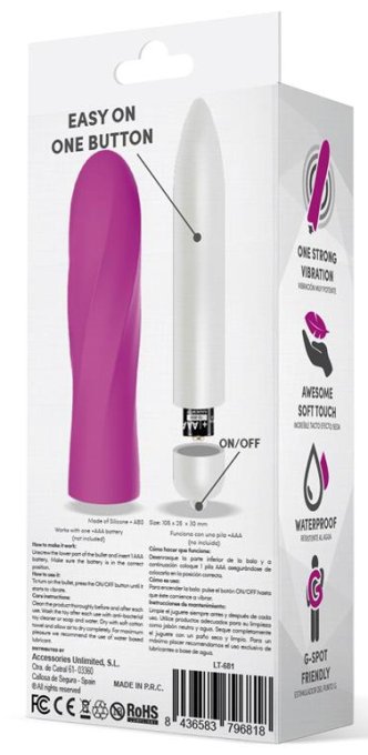 Stimulateur de clitoris Trimy 10  x 2.5cm Rose