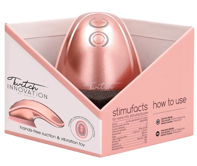 Stimulateur de clitoris TWITCH Rose