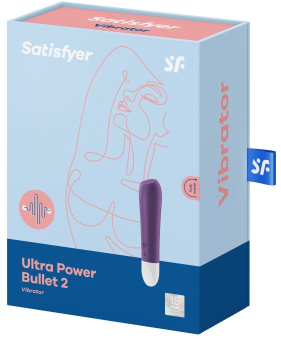 Stimulateur de clitoris Ultra Power Bullet 2 Satisfyer Violet