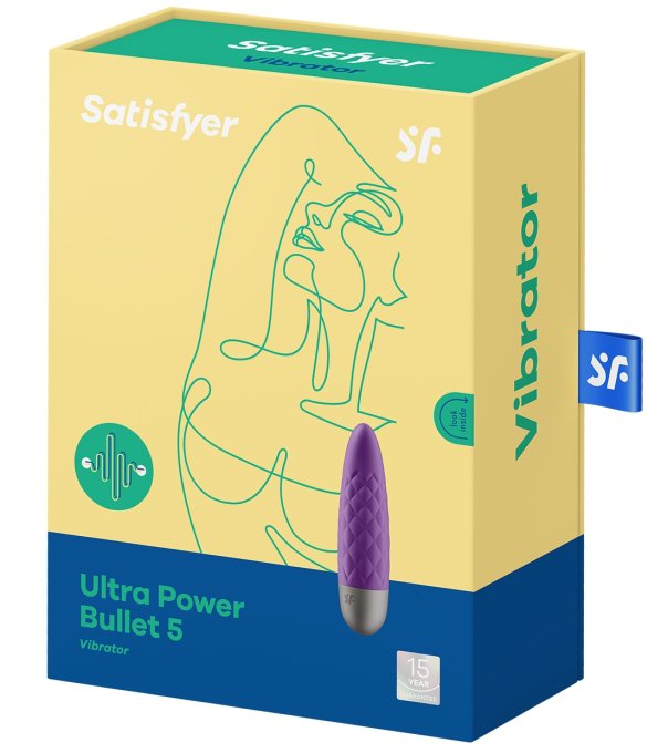 Stimulateur de clitoris Ultra Power Bullet 5 Satisfyer Violet