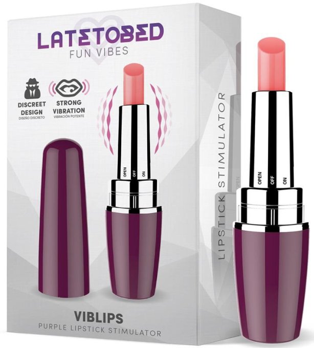 Stimulateur de clitoris Viblips 9.5 x 2.5cm Violet