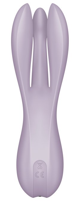 Stimulateur de clitoris vibrant Threesome 2 Satisfyer Violet